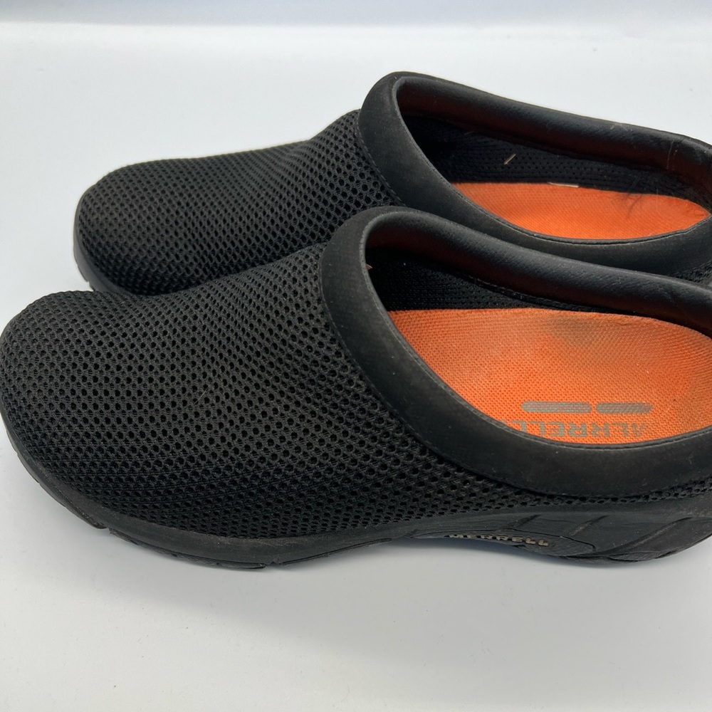 Women’s Black Mesh Slip-On Comfort Clogs - Picture 3 of 5
